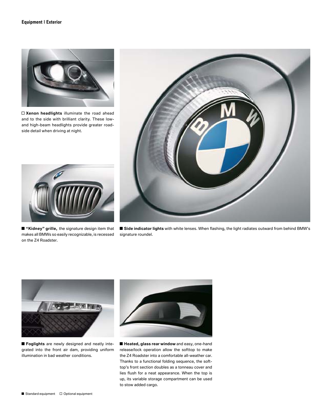 2006 BMW Z4 Roadster Brochure Page 13